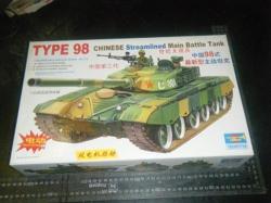 Chinese Streamlined Main Battle Tank-type 98-by Trumperter-1 35scale-parts Are Sealed