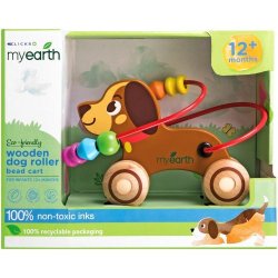 MyEarth Wooden Dog Roller Bead Cart