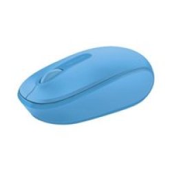 Microsoft 1850 Wireless Optical Ambidextrous Mouse Cyan