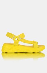 Tomtom Ladies Velcro Strap Sandals - Yellow - Yellow UK 5