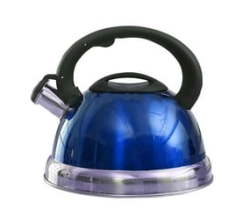 Energy Saving Whistling Kettle 3.0L - Blue Red