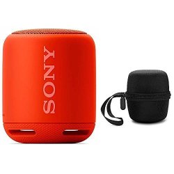 Sony SRS-XB10 Portable Wireless Bluetooth Speaker With Carrying Case Red