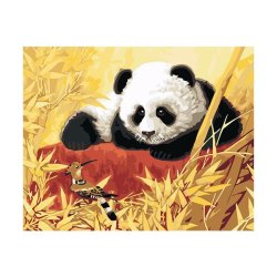 Adult Painting By Numbers - Protective Panda