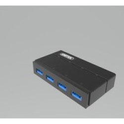 UNITEK Y-HB03001 Interface Hub USB 3.2 Gen 1 3.1 Gen 1 Type-b 5000 Mbit s Black