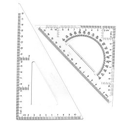 Deals On Bronagrand Triangle Ruler Square Set 30 60 And 45 90 Degrees Set Of 2 Compare Prices Shop Online Pricecheck