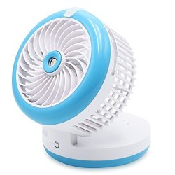 Portable Handheld Misting Fan MINI USB Fan Multifunction 3 In 1 Cooling Fan Beauty Humidifier Power Bank Water Spray Fan For Home Office Kitchen