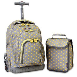 Deals On J World New York Lollipop Kids Rolling Backpack With Lunch Bag Candy Buttons One Size Compare Prices Shop Online Pricecheck