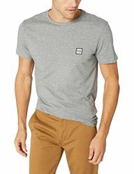 Boss Orange Men's Tales Basic T-Shirt With Logo Light pastel Grey XXL