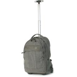 London Laptop Backpack On Wheels Brown