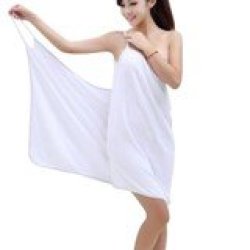 Bath Towel Dress White Small
