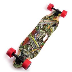 Mightyskins Skin For Blitzart Tornado 38" Electric Skateboard - Fish Puzzle Protective Durable And Unique Vinyl Decal Wrap Cover Easy To Apply
