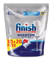 Finish 30+20 - Auto Dishwashing Quantum Thermo-forming Tablets - Lemon