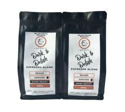 Dark & Delish Espresso Blend Coffee 250G Ground Set Of 2