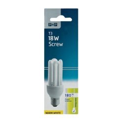 Pnp Energy Save 18W Warm White Screw In