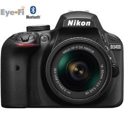 Nikon D3400 Digital Slr Camera & 18-55MM VR Dx Af-p Zoom Lens Black - Certified Refurbished