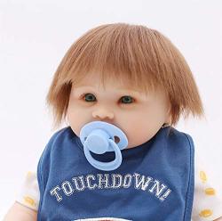 Wamdoll 20 Inch Cute Reborn Baby Doll Cute Rugby Boy Doll Handcrafted In Soft Vinyl Like Silicone Full Body