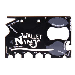 Wallet Ninja 18-in-1 Credit Card Sized Multi-tool