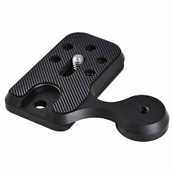QUICK RELEASE Mengs Plate For Dslr Camera Compatible With Manfrotto RC2 & Arca-swiss Standard Black M-pro