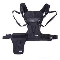 Photo Movo Mb1000 Multi Camera Carrier Harness Vest With Mounting Hubs Side Holster & Backup Safety Straps