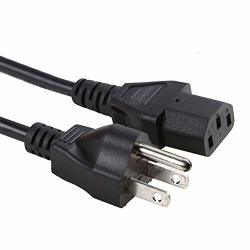 Power Cord Compatible Samsung LG Plasma Tv 3 Prong Ac Cable Replacement Ul Listed 3FT