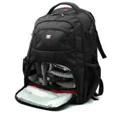 Swissgear Waterproof Dslr Camera Backpack 15.6" Laptop Bag Padded With Rain Cover