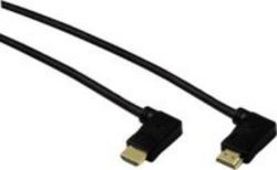 Hama 3m Gold-Plated High Speed HDMI Cable With Angled Connectors