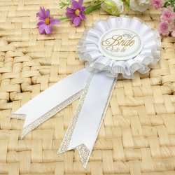 @ Cost Uk Import Bridal Shower - Bride To Be Rosette badge - Also Available In Groom To Be