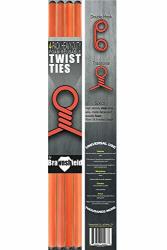 4 Pack Twist Cable Ties - 17" 43CM Heavy Duty Reusable Foam Coated Wire For Storage Management Without Velcro Zip Tie Straps Shelving Mount