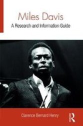 Miles Davis - A Research And Information Guide Hardcover