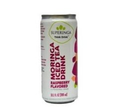 Moringa Iced Tea Drink: Raspberry Flavoured - Case 24 X 300ML Cans
