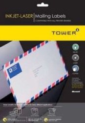 W107 Mailing Inkjet-laser Labels - Box Of 100 Sheets
