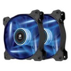 SP120 Static-pressure Blue LED Case Fan 2 Pack 120MM