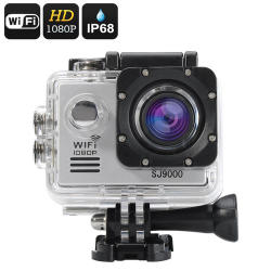 Sj9000 Wi-fi Hd Action Camera - 14mp 2 Inch Lcd Display 170 Degree Angle Hdmi Out