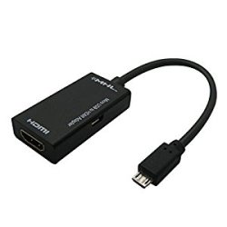 Niceeshop Tm Micro Usb To Hdmi Tv Out Hdtv Mhl Adapter Cable For Samsung I Black Adapter Cable