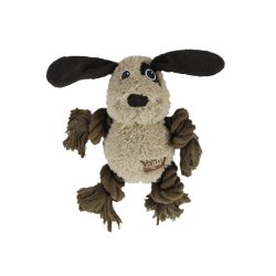 Afp Dog Toy Lambswool Cuddle Body Rope - Brown