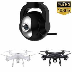 Iunisy Upgraded 1080P Full HD 90 Adjustable 120 Wide-angle Wi-fi Drone Camera For Holystone HS100 & Sirc S70W