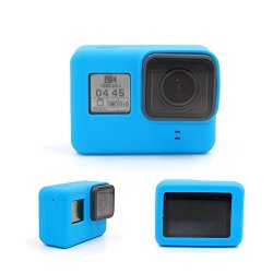 Telesin Silicone Case Housing Rubber Protective Camera Case Cover Protector Skin For Gopro Hero 6 HERO5 Black Edition Blue