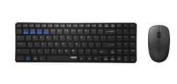 Rapoo - 9300M - Bluetooth Multi-mode Keyboard And Mouse Combo - Black