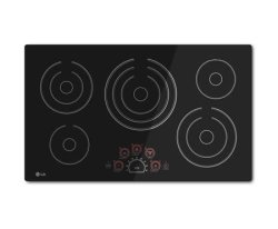 LG Lce3610sb 36 Black Electric Smoothtop Cooktop