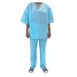 Reusable Overall Gown - Protective Clothing Blue Large