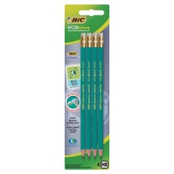 Bic Ecolutions Hb Pencil Set 4 Pack