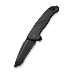 We Knife Press Check Titanium Black Handle WE20078A-1