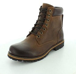 Timberland Men's Earthkeepers Rugged Boot Red Brown 8 M Us