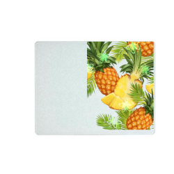 Pineapple - Large Glass Printed Cutting Board
