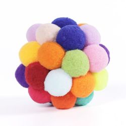 6CM Plush Ball Toy With Sound For Cats And Dogs