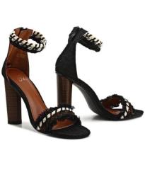 Dolce Vita Stylish Ankle Strap Heels - Black