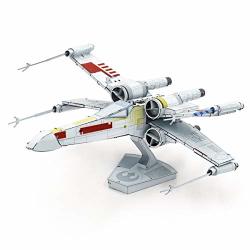 Fascinations Metal Earth Iconx Star Wars X-wing Starfighter Color 3D Metal Model Kit