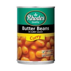 Rhodes Butter Beans In Curry 410G