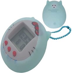 Protective Silicone Case Cover For Tamagotchi Hello Kitty 42892 42891 With Color Chain Only Cover Blue