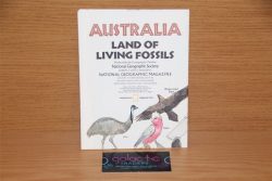 Galactic Australia Land Of Living Fossils Map National Geographic 1979 Traders